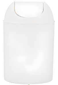 Lixeira De Plástico C/ Tampa Basculante 5... Lixeira De Plástico C/ Tampa Basculante 5...