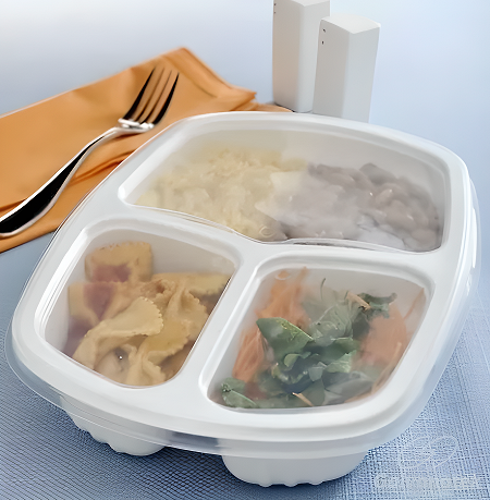 Bandeja Refeição 3 Divisórias - 850 Ml - ... Bandeja Refeição 3 Divisórias - 850 Ml - ...