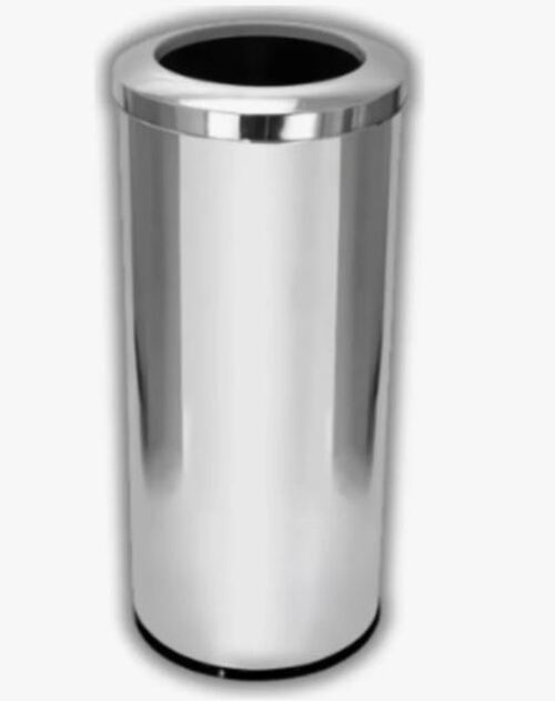 Lixeira 50 Lts 30x70 C/ Aro - Inox Lixeira 50 Lts 30x70 C/ Aro - Inox