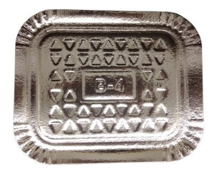 Bandeja Laminada Nº4 - Pct C/ 100 Und