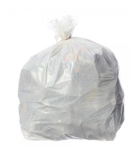 Saco De Lixo 60 Lts Branco - Pct C/ 100 Und